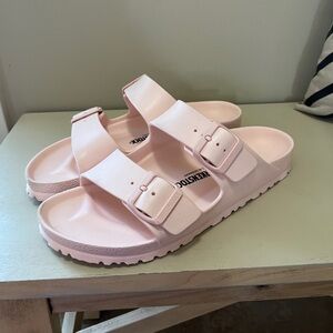 Birkenstock EVA Arizona Sandals Size 40 light pink